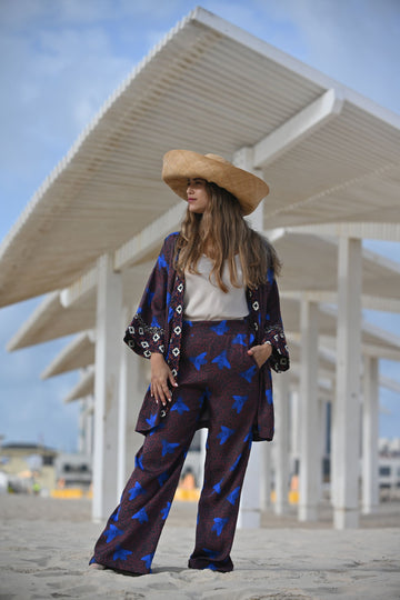 Cropped Kimono - Fly