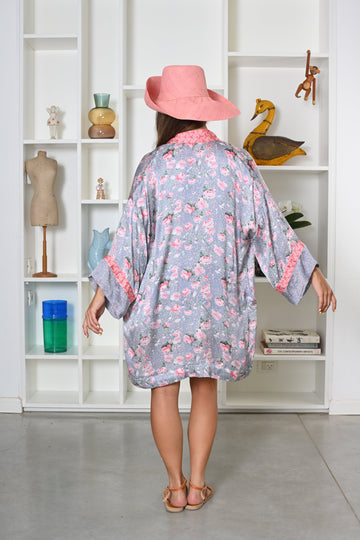 Cropped Kimono - Tokyo Roses