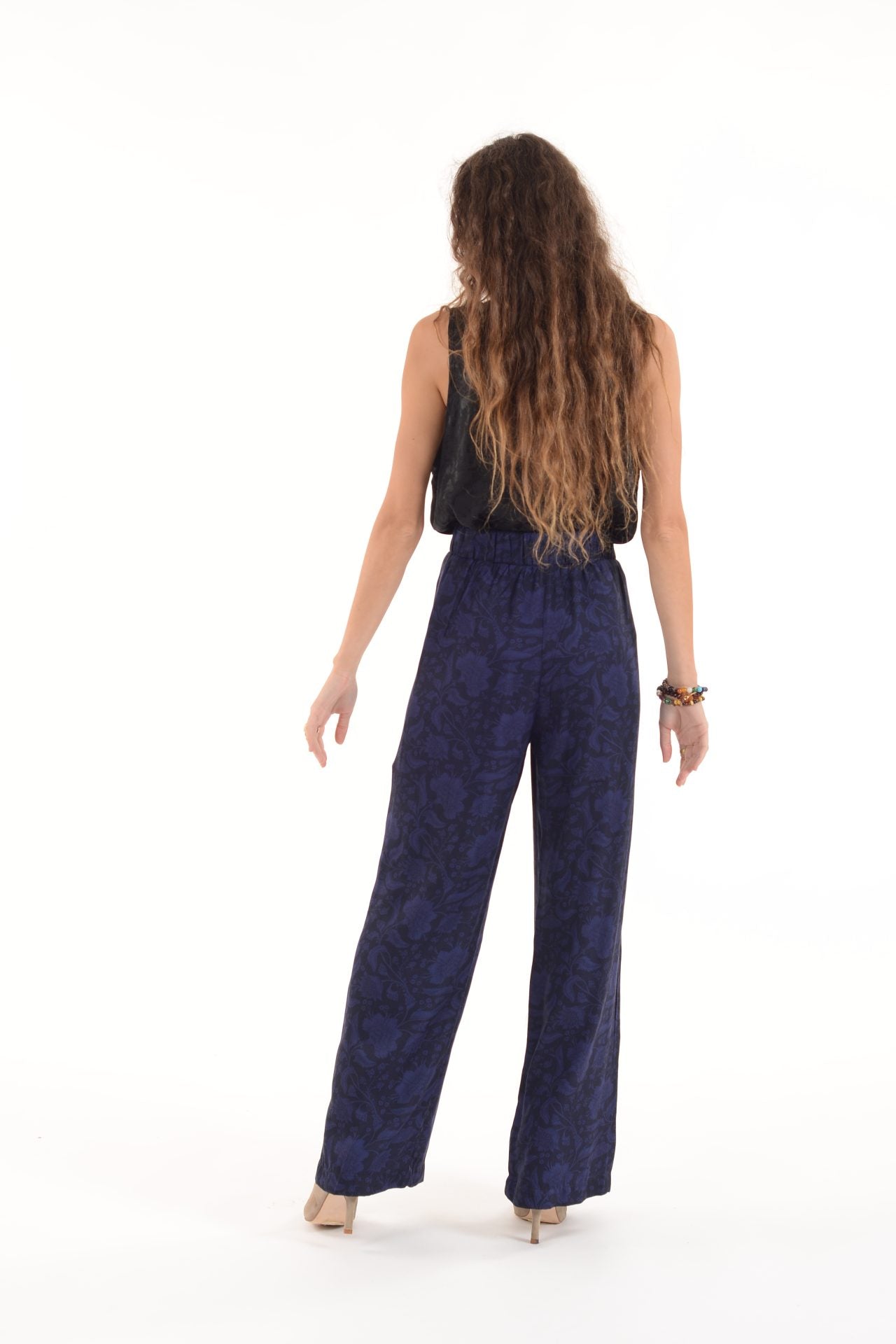 London Pants- Deep Blue - Lara Rosnovsky