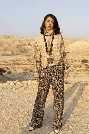 Leopard London Pants - Lara Rosnovsky