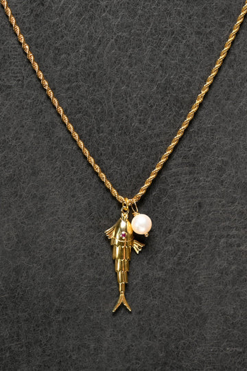 Gold-Fish Necklace